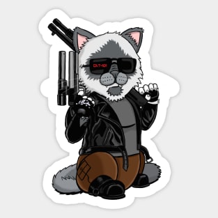 The Fur-minator - Mort Model 101 Sticker